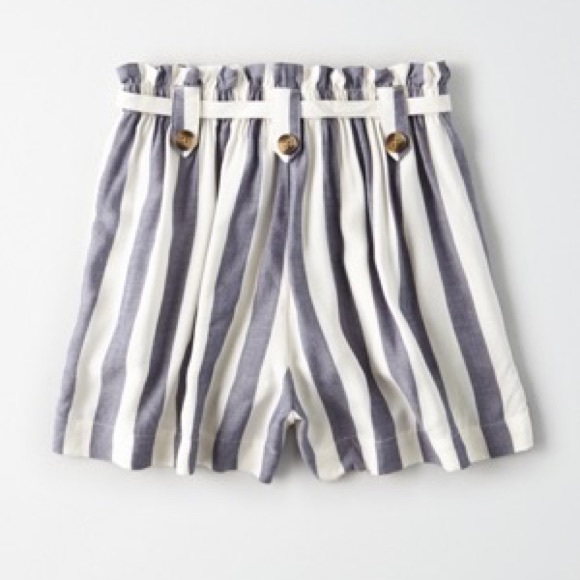 AE High Waisted Paperbag Shorts - Picture 2 of 6